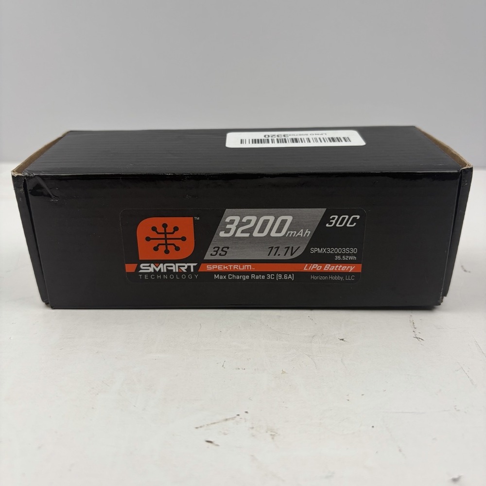 Spektrum Smart 3S LiPo Battery 3200mAh 11.1V 30C IC3 RC Car Truck Pack